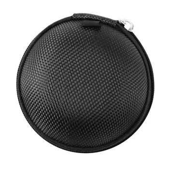 

7 Colors PU leather Zipper Protective Headphone case Pouch Earphone Storage bag Soft Headset Earbuds box Usb cable organizer