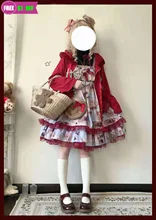 

Lolita Style Dress Women Lace Maid Christmas Costume Kawaii Loose Soft Sisters New Female Sweet Mid Cute Clothes