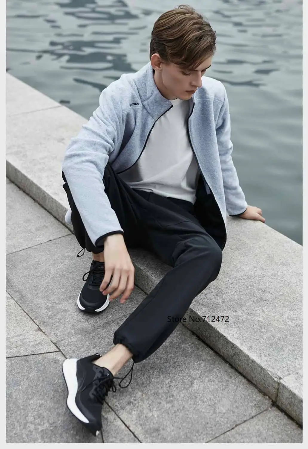  Xiaomi Autumn winter men hard shell composite fleece pants Waterproof Windproof Warm Sports Trouser