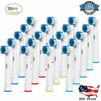 

20pcs/4pcs Replacement Toothbrush Heads Electric Brush Fit for Oral B Braun Models Power Triumph Precision Clean