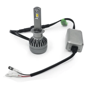 

1set*factory price auto lighting V70 three color H11 H4 car LED headlight bulbs with OEM