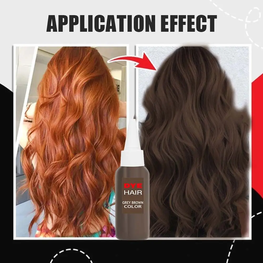 30ml Hair Dye Unisex Color Cream Purple Brown Black Red Grey White Hairstyle Coloring for Women and Men | Красота и здоровье
