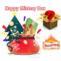 Boîte mystère porte bonheur la plus populaire, nouveauté, boîte aveugle aléatoire, Surprise, cadeau de noël, article aléatoire, 100% 