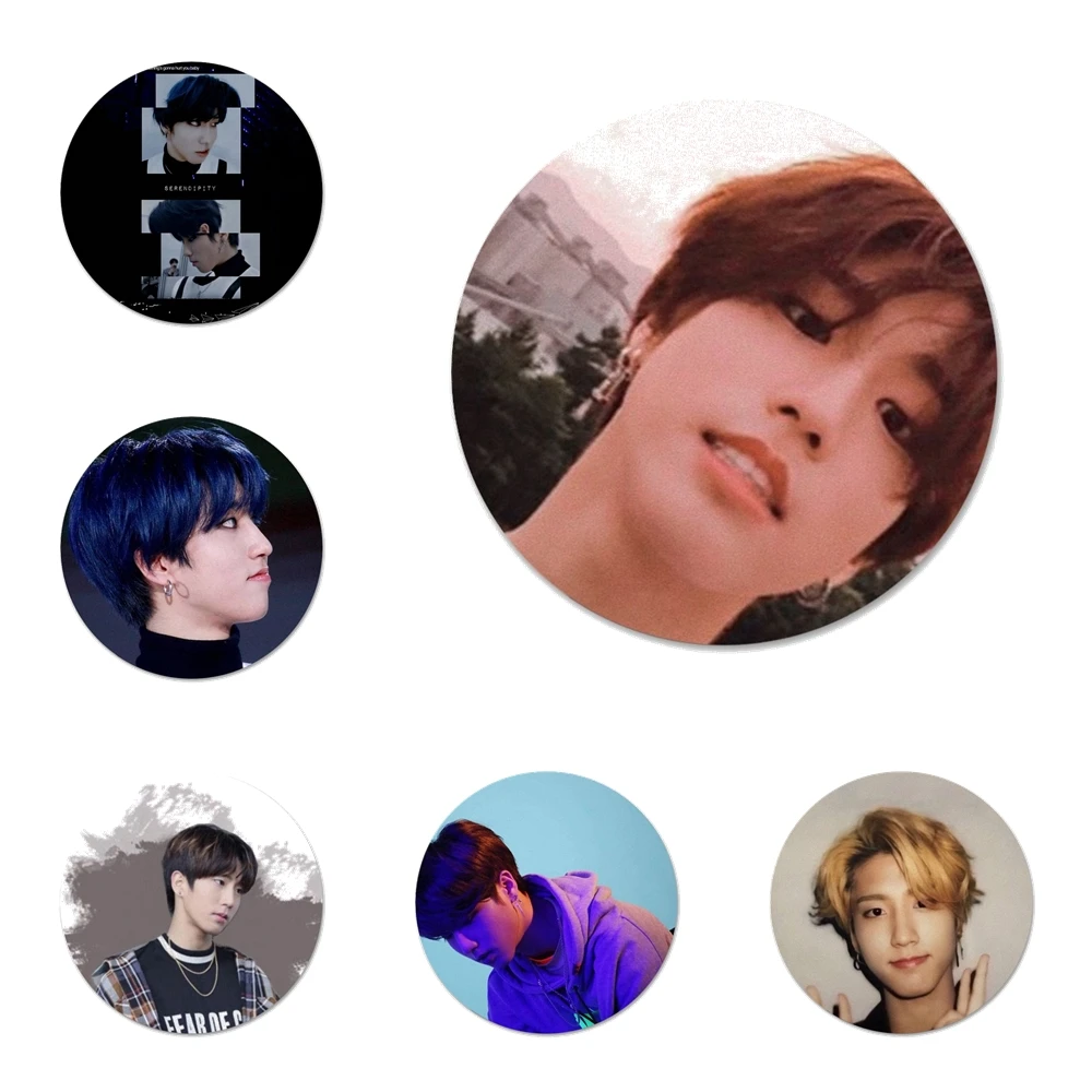 Han Jisung Stray Kids Icons Pins Badge Decoration Brooches Metal Badges For  Backpack Decoration 58mm - Badges - AliExpress