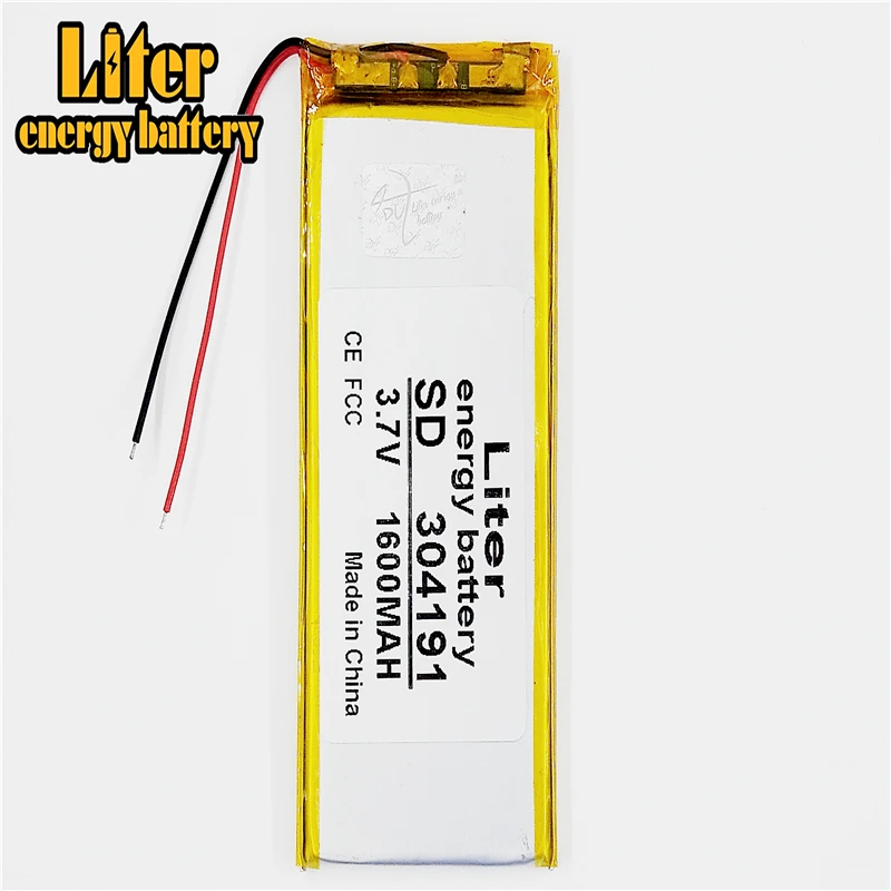 XWD 304191P 3 7 V KEBE PL304190 PL304191 1600MAH литий ионный полимерный аккумулятор для china clone S6 S9600 MTK