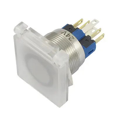 

Waterproof Cover Momentary Stainless Push Button Switch New
