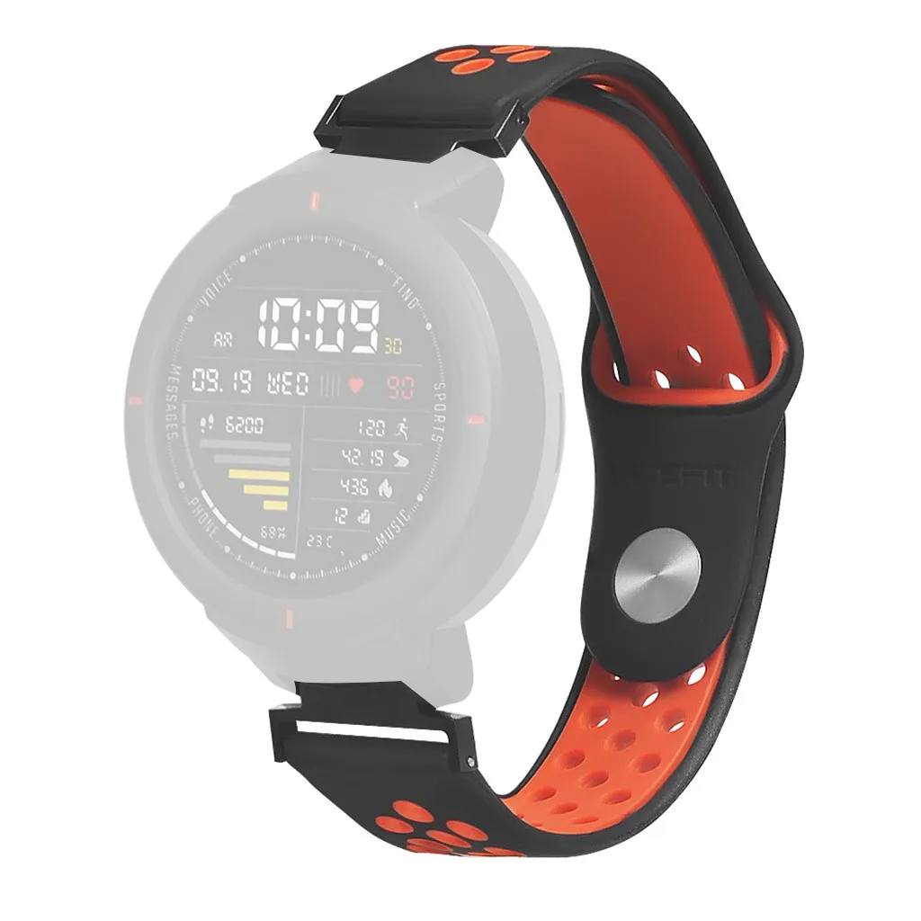 Ouhaobin ремешок для часов Huami Amazfit Verge Watch 20 мм мягкий силиконовый сменный умный