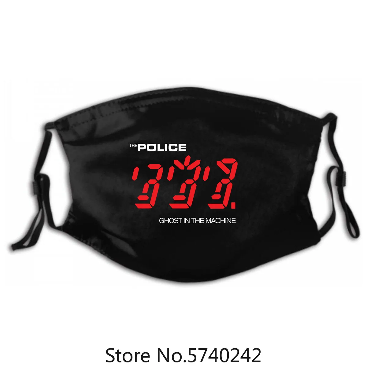 

The Machine Album Cover Punk The Police Ghost In Rock Music Mask S-3Xl Washable Reusable Mask with PM2.5 Filters 5 Layers