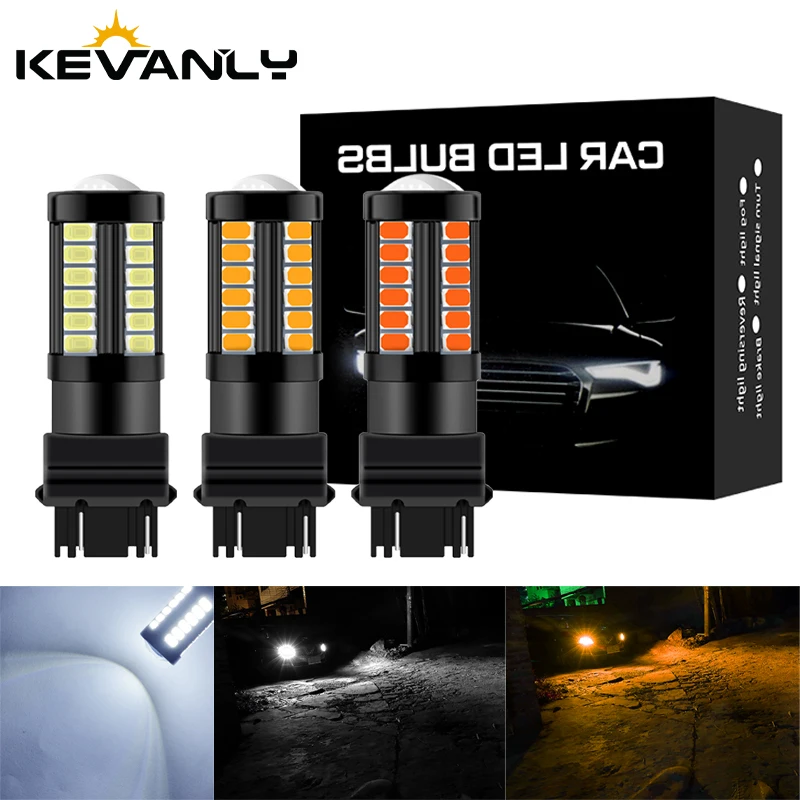 1 шт. 12 24 В T25 светодиод 3157 3156 3057 3056 p27/7 Вт светодиодные лампы 5730 33 SMD Светодиодная