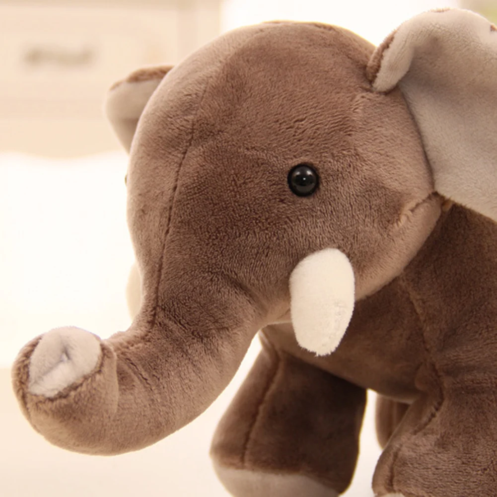 25 см милый слон животное плюшевая кукла, детская игрушка подушка, домашний декор лучший подарок для детей девочек Новинка