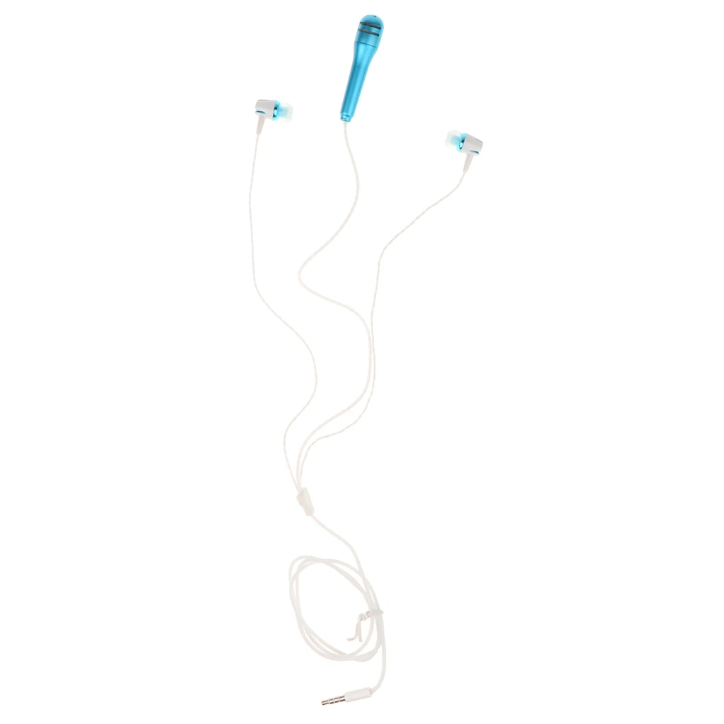 MagiDeal Universal In-Ear Headphone Wired Earbuds Earphones with Mini Mic