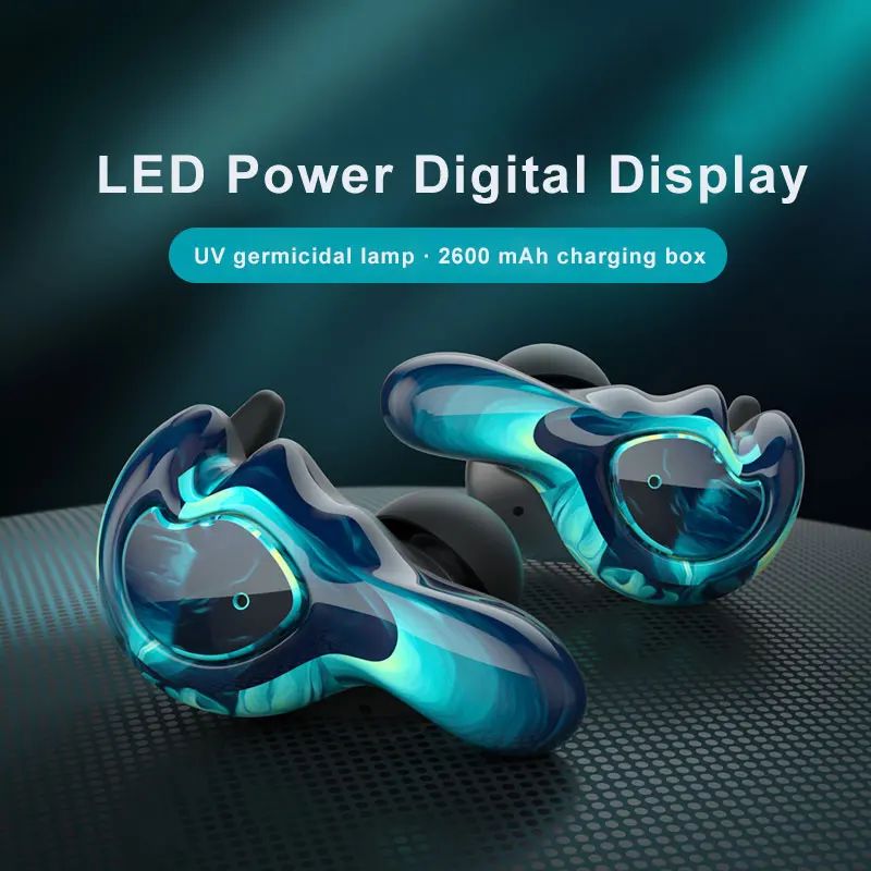 

Aminy Bluetooth 5.0 Wireless Earphones IPX6 Waterproof Noise Reduction Sport Wireless Earbuds 3D HiFI Stereo Bluetooth Earphone