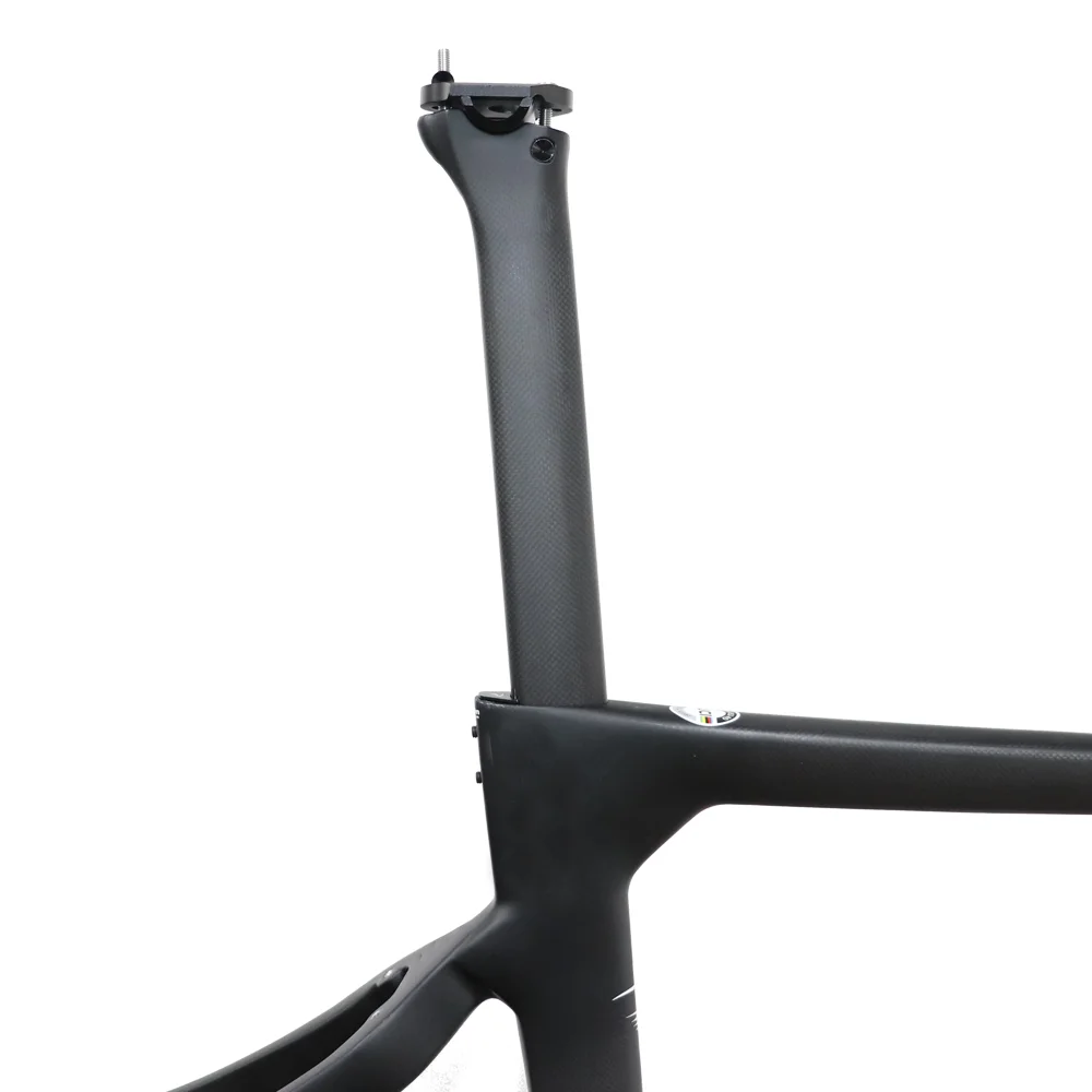 Yareta Carbono Tija para sillín de Bicicleta Color Negro