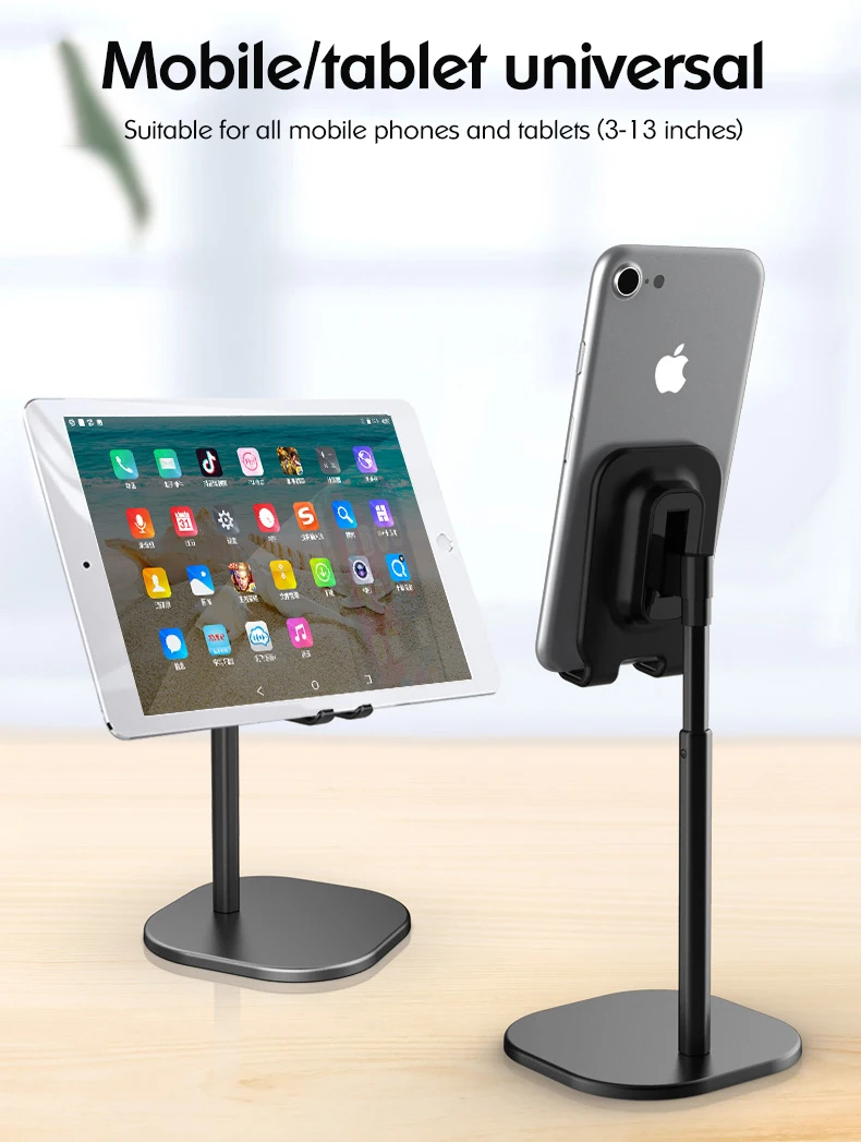 Настольная подставка для телефона, Xiaomi, iPhone, samsung, Google, huawei, универсальная подставка, держатель для планшета, для 3-11 дюймов, для сотового телефона и планшетов