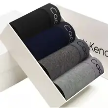 4 шт./лот, хлопковые трусы, мужские боксеры, мужское нижнее белье, мужские трусы, шорты, нижнее белье, боксеры, шорты, хлопок, одноцветные, cuecas