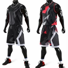 Для взрослых мужчин, спортивный костюм для баскетбола, набор из Джерси, командные спортивные костюмы, дышащие баскетбольные майки, форма на заказ
