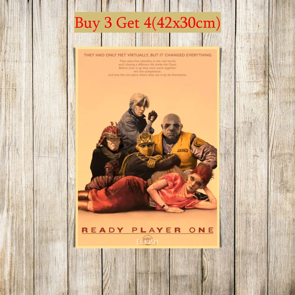 Poster em Adesivo do Filme Jogador Nº 1 Ready Player Number One