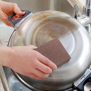 

1pc Sponge Magic Eraser for Removing Rust Emery Cleaning Sponge Melamine Sponge Descaling Cleaning Rub Pot Kitchen Supplie