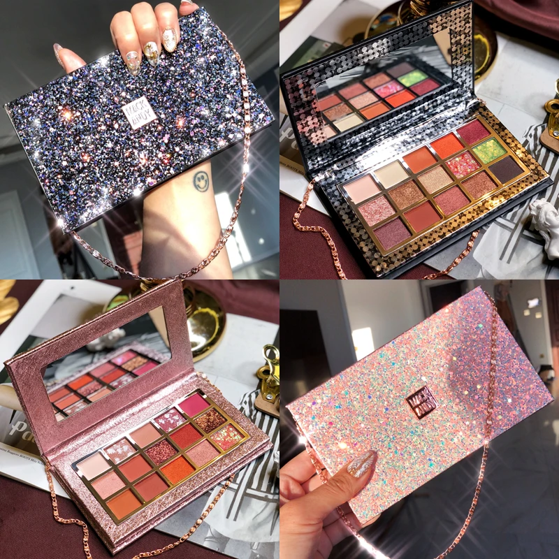 

Professional Makeup 15 Colors Eyeshadow Palette Natural Pigmented Shimmer Matte Eyeshadow Pallete Cosmetics Long Lasting Palette