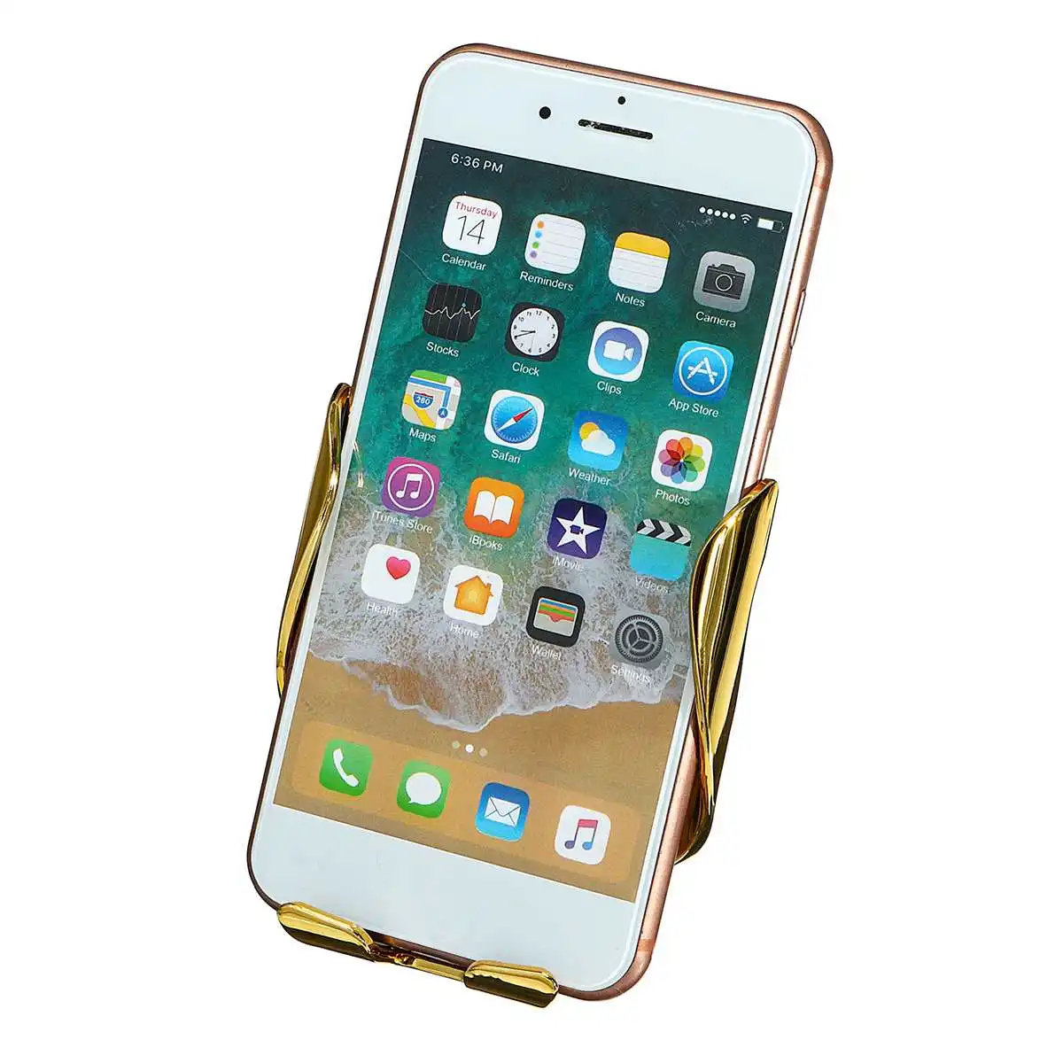 10W Wireless Car Charger Automatic Clamping Auto Fast Charging Phone Holder Mount for iPhone xr 11 XS 8 Huawei Samsung S10 S9
