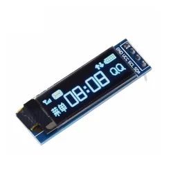 Azul/branco oled display lcd 0.91 Polegada 128x32 iic i2c série diy módulo ssd1306 driver ic 0.91 "12832 ssd1306 para arduino pic