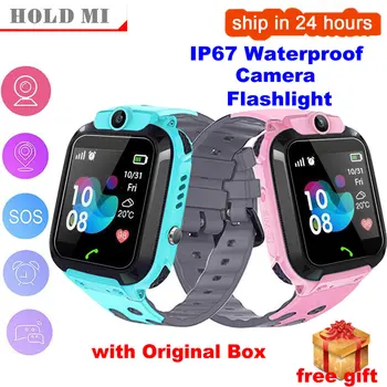 

S12 Kids Smart Watch IP67 Waterproof LBS Location Tracker Children Anti-lost Baby Phone Watch