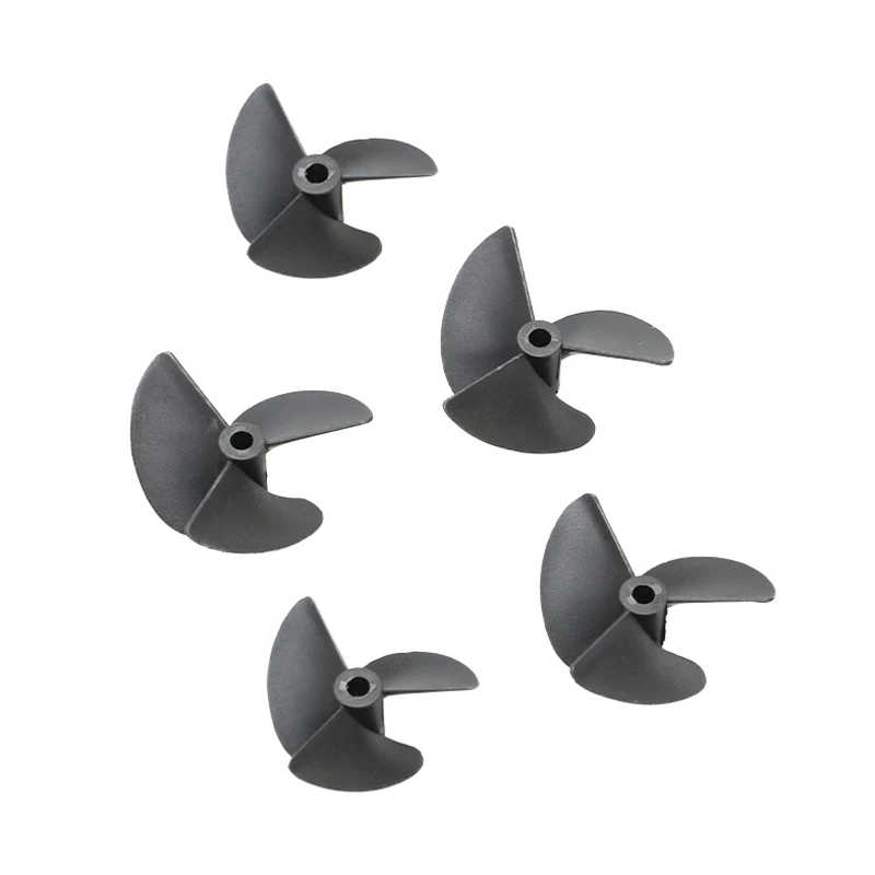 5PCS RC Boat Nylon Propeller Aperture 4mm/4.76mm 3 Blades Plastic Paddle Diameter 36/47/52/55/57mm Mini Prop for   Parts