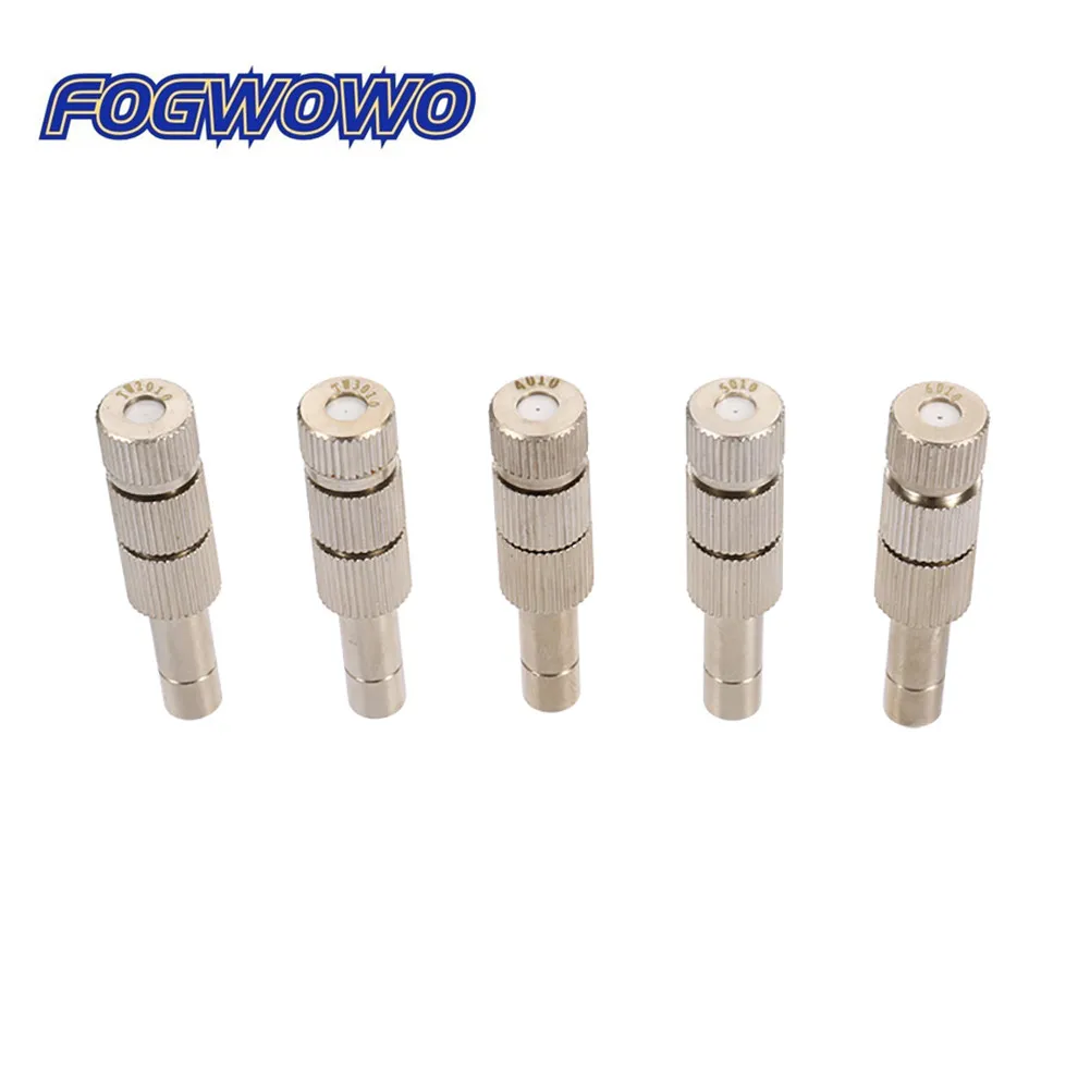 6mm Metal Low Pressure Quick-connect Misting Nozzle With Filter inside 0.2/0.3/0.4/0.5/0.6mm Orifice Cooling Irrigation Sprayer | Дом и сад