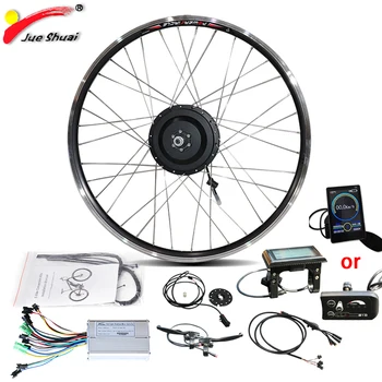 

Free Shipping 36V350W 48V500W Ebike Conversion Hub Motor Wheel Kit 20 24 26 29 inch 700C Front Rear E Bike From China Ebike kit