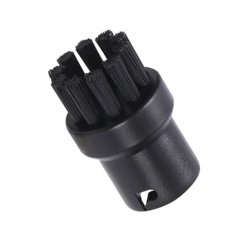 

4pcs Round Nylon Brushes Nozzles For Karcher Steam Mop Cleaners Brush Vacuum Cleaner Accessories