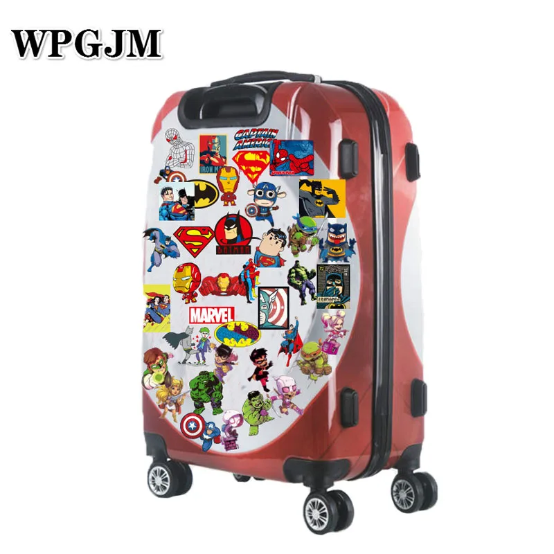 

NEW 100 Pcs/Lot American Famous Cartoon Stickers for Car Laptop Notebook Decal Fridge Skateboard Waterproof Kids Toys DIY Decals