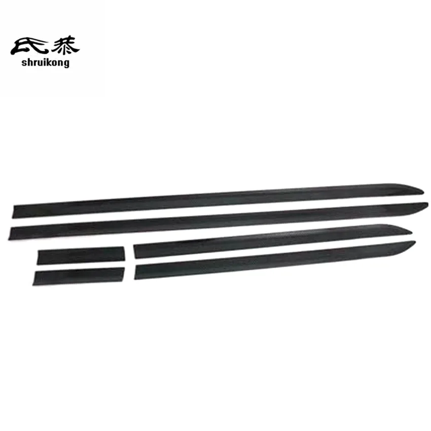 

6pcs/Lot ABS Carbon Fiber Grain Car Door Decoration Cover For 2019 2020 Toyota HIACE 300