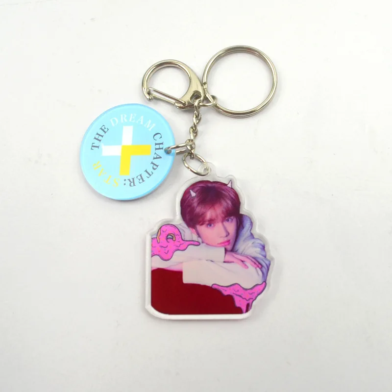 KPOP TXT симпатичный брелок акриловый кристалл кулон дропшиппинг