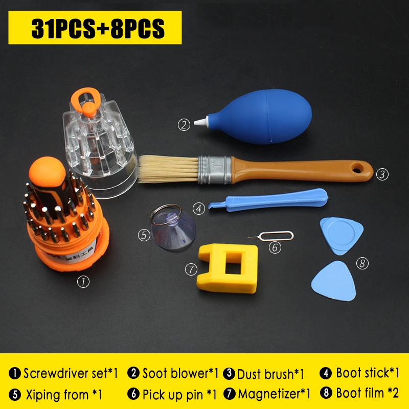 

Professional Screwdriver Repair Tool Set Mini Precision Hand Tool For Car Bicycle Truck Motorcycle ATV Phone Camera Watches Etc