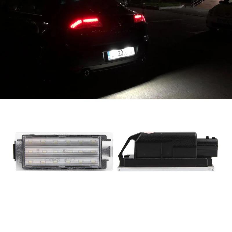 Освещение для номерного знака Renault Megane 2 Clio Laguna 3 Master Vel Satis Opel Movano SMD CAN-шина