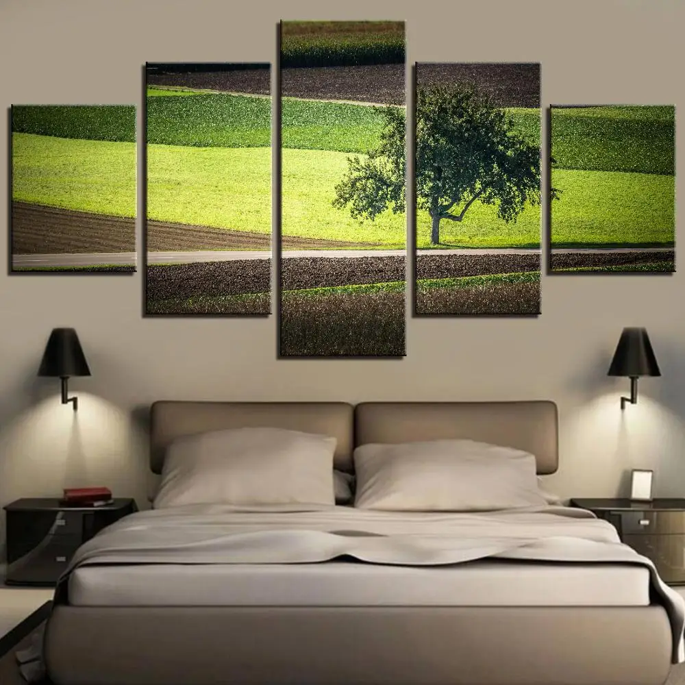 5 шт. холщовые постеры Пастбище | Дом и сад