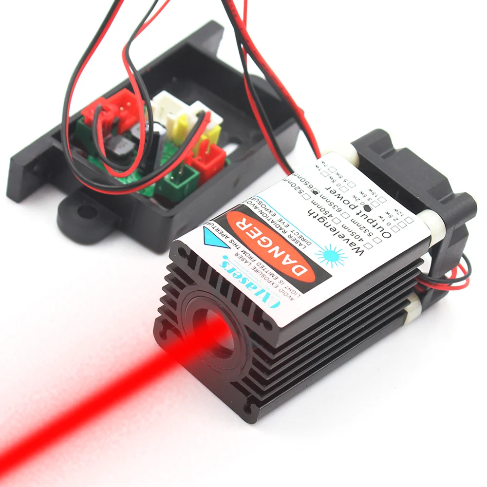 oxlasers 635nm 638nm 100mW Red Laser Module 12V Orange with TTL PWM Lab Industrial Head | Инструменты
