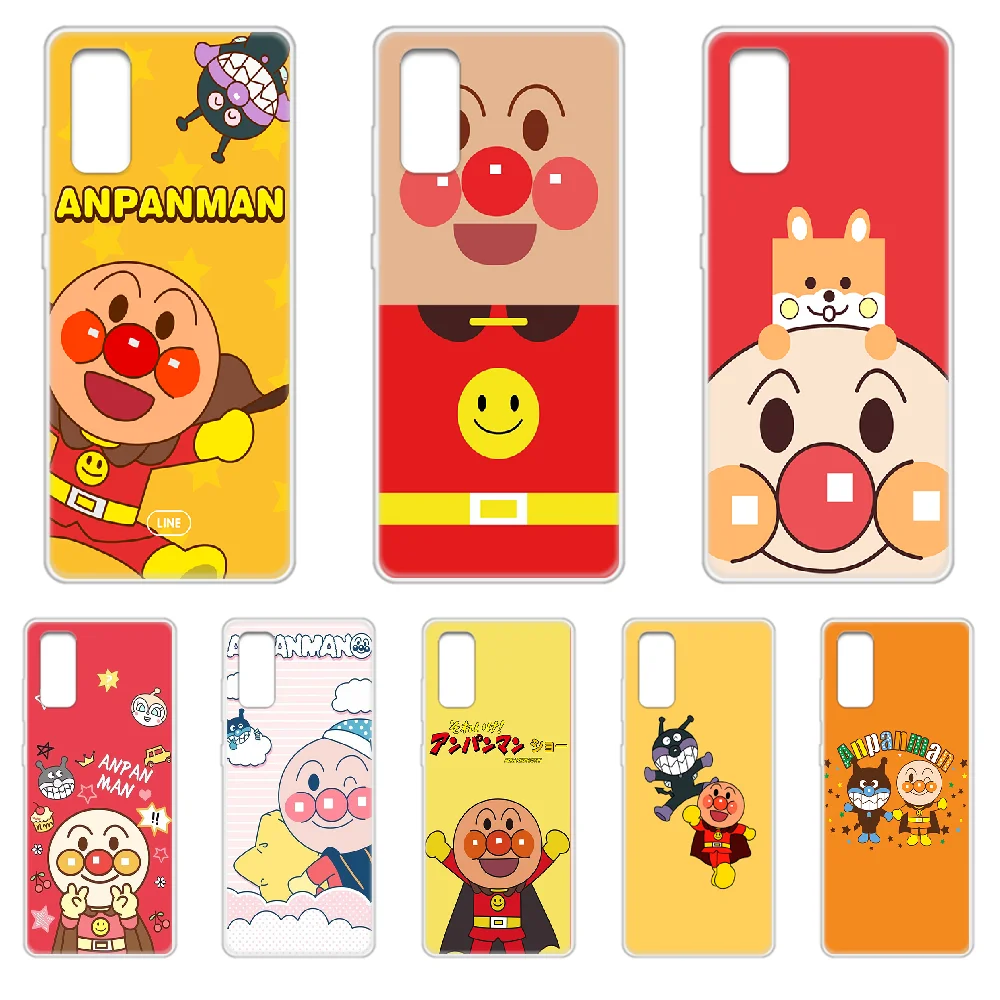 Японский анимационный Anpanman чехол для телефона Корпус SamSung Galaxy S 6 7 8 9 10 20 Edge Plus E Lite 5G