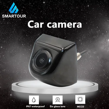 

Smartour Universal HD CCD Car Rear View Camera IP68 Night Vision 8 LED Infrared Lights Backup Parking Assist Reverse