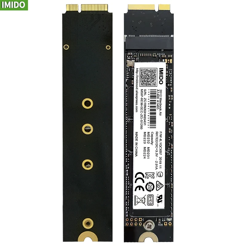 Ssd Novo 64gb 128gb 256gb 1tb 2tb para Macbook Air 512 A1465 A1466 Md231 Md232 Md224 Ssd Sólido Unidades de estado sólido externas - Imagem 2