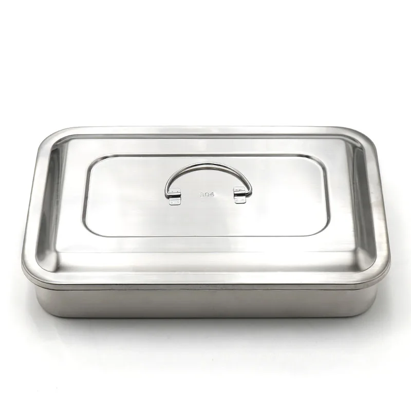 304-thick-medical-stainless-steel-disinfection-tray-square-plate-with-hole-cover-medical-equipment-and-surgical (1)