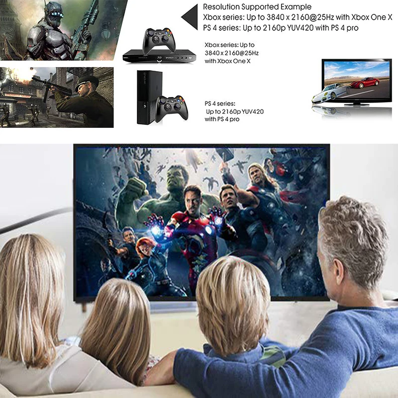 3 порта 4 к HDMI 2 0 кабель автомобильный делитель коммутатор 3x1 адаптер концентратор