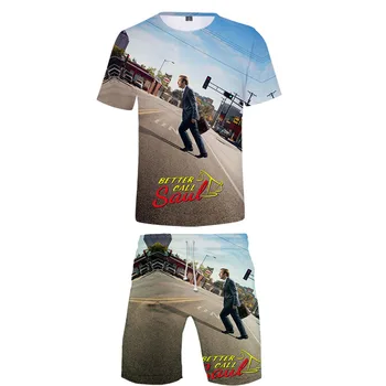 

Better Call Saul 3D Printed Tracksuit Women/Men Two Piece Set T Shirt+Shorts 2020 Casual Streetwear Clothes Suitable For Summer