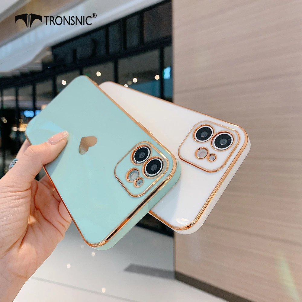 Green Gold Electroplated Phone Case for iPhone 11 Pro Max XR XS MAX Soft  Shiny Luxury Cases for iPhone 6s 7 8 Plus Fashion Cover - AliExpress