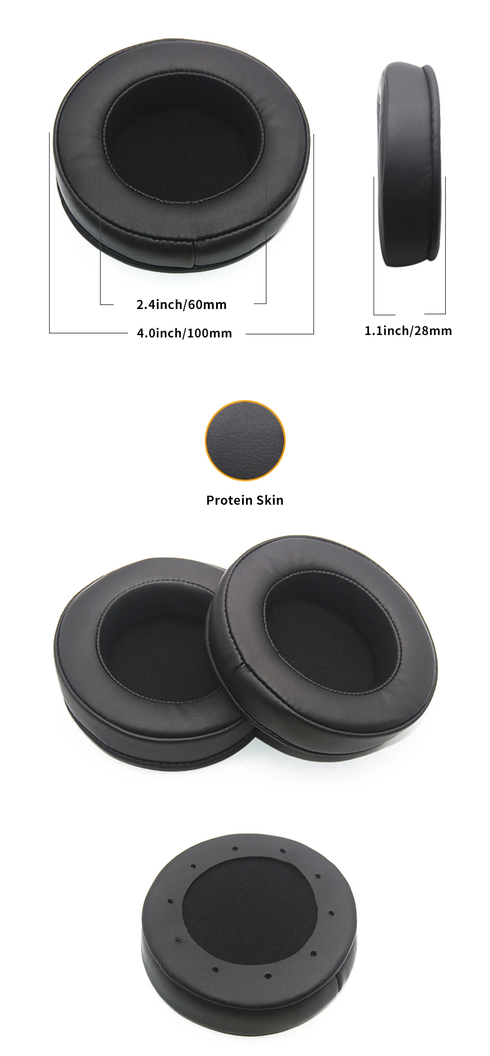 Replacement Earpads Cushions For Xiberia V2 V3 V10 V12 K0 K3 K5 K10 T19 XL Headphone Soft PU Leather Ear Pads Repair Parts Cover
