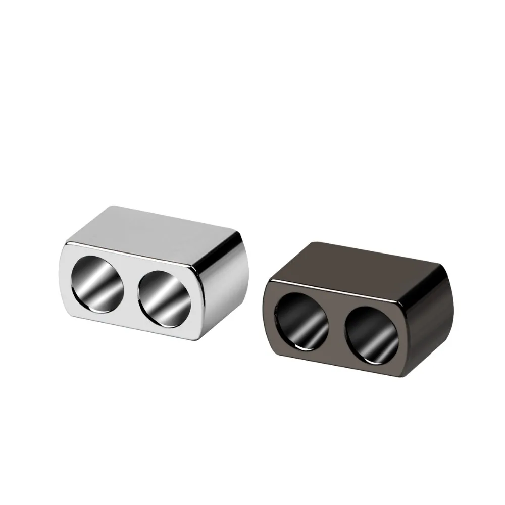 5PCS Headphone Splitter 6 8mm To 3 4mm Splitter Slider DIY Audio Connector Aluminum Alloy Slider 8 Strands Headset Cable Adapter