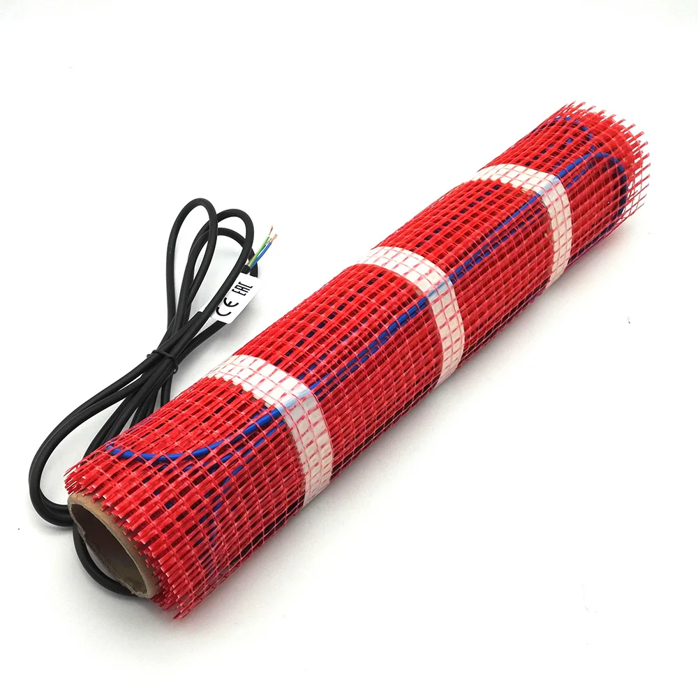 230V Electric Comfortable Underfloor Heating System PVC Sheath Floor Heating Mat Kits 150W (9)