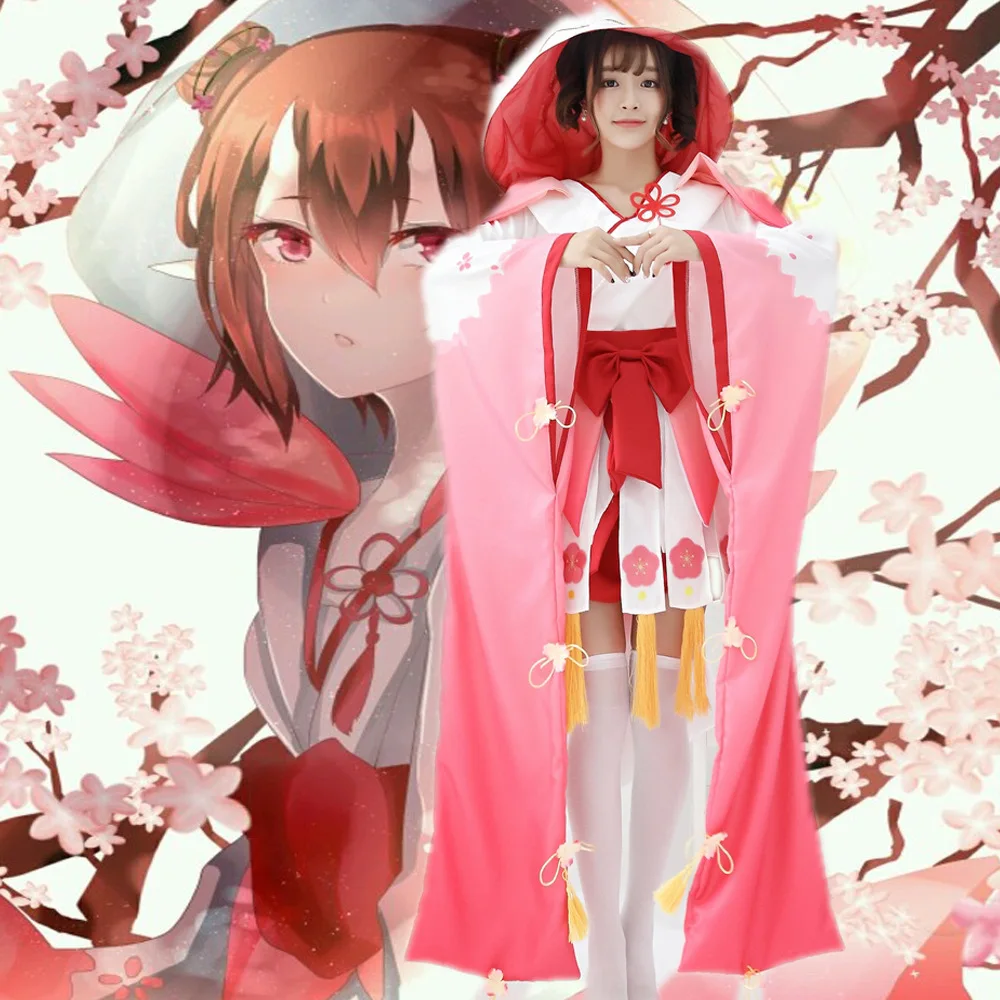 Карнавальный костюм Onmyoji Momo The Peach Blossom Banshee Vantage кимоно нарядное платье униформа
