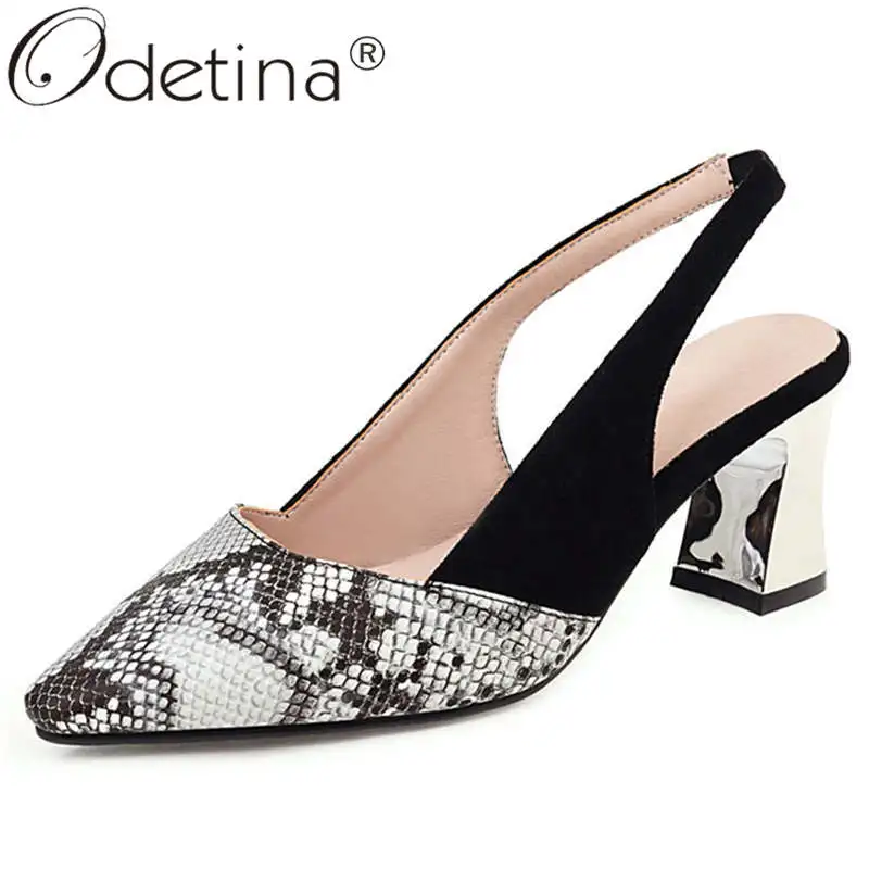 almond toe slingbacks