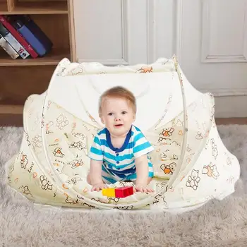 

Children's mosquito net folding yurt free installation crib mosquito net cover